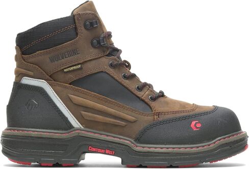 Wolverine Men's Overman Nano Toe 6 Inch WPF Contour Welt Work Boot in Saudi Arabia