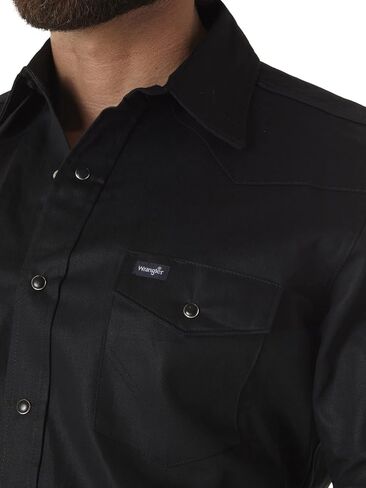 قميص عمل رجالي غربي طويل الأكمام بكبسولة من Wrangler in Kuwait