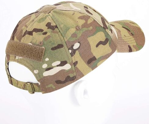 Multicam Tactical Hat,Military Army OCP Hat with 6 American Flag Patch,Adjustable Operat Baseball Cap for Men in Kuwait