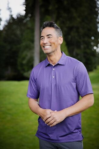 Cutter & Buck Pike Banner Print Stretch Men's Big & Tall Polo in Kuwait