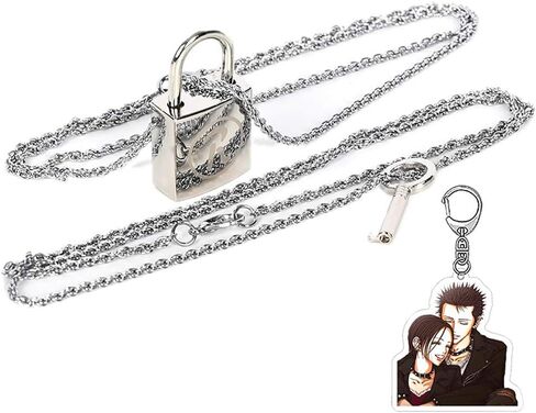 JIAJIAHONG Oosaki Nana Necklace,Anime NANA Honjo Ren Necklace Alloy Cosplay Pendant for Sweetheart,Silver in Kuwait