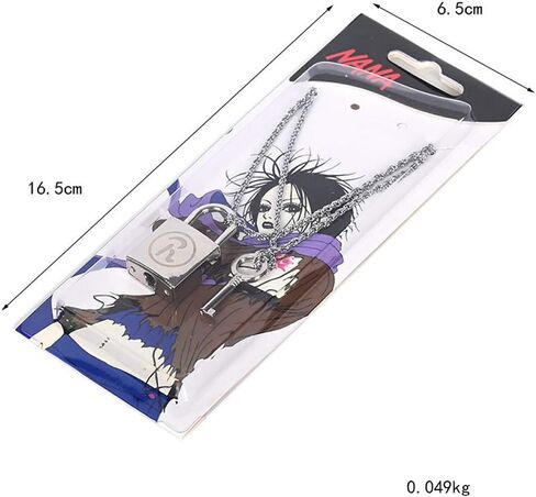 JIAJIAHONG Oosaki Nana Necklace,Anime NANA Honjo Ren Necklace Alloy Cosplay Pendant for Sweetheart,Silver in Kuwait