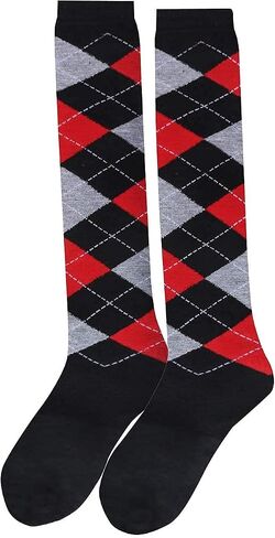 جوارب عالية الفخذ للسيدات من Benefeet Sox جوارب طويلة مخططة فوق الركبة من Argyle للفتيات جوارب طويلة مضحكة ومجنونة in Kuwait