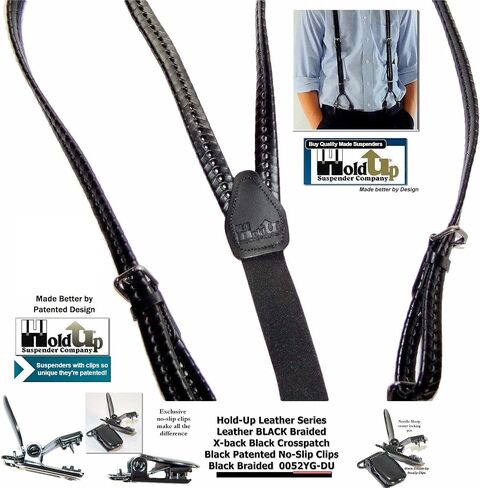 حمالات الحمالات الجلدية من سلسلة Holdup Suspender للرجال in Kuwait