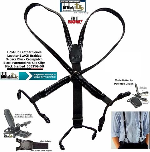 حمالات الحمالات الجلدية من سلسلة Holdup Suspender للرجال in Kuwait