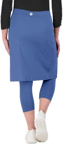 Aurgelmir Women's Tennis Golf Skirt with Legging Workout Skirted Leggings Athletic Skorts with Pockets for Hiking Golf in Saudi Arabia
