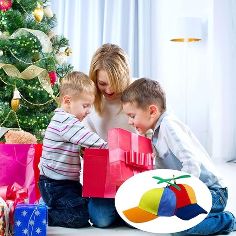 2 حزمة قبعة المروحة للكبار بألوان قوس قزح الزاهية قبعة المروحة قوس قزح الأعلى in Kuwait