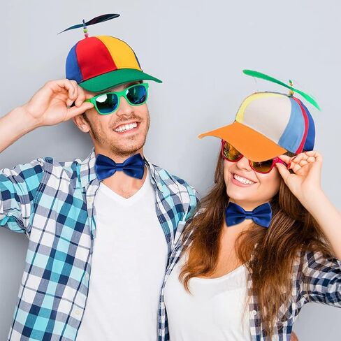 2 حزمة قبعة المروحة للكبار بألوان قوس قزح الزاهية قبعة المروحة قوس قزح الأعلى in Kuwait