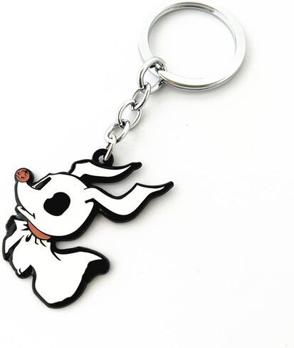 DPZHRUI Zero The Dog Keychain Metal Horror Nightmae Before Christmas Keychain for Boys Girls and Women in Kuwait