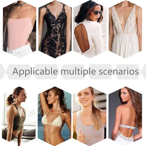 BOTIYARS Nipple Covers 3 Pairs Sticky Adhesive Nipple Pasties Reusable Washable Soft Ultra-Thin Nipple Stickers Applicable A-D with Storage Bag in Kuwait