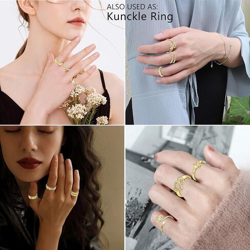 Magitaco 12 قطعة 14K مطلية بالذهب قابل للتعديل خواتم اصبع القدم للنساء الصيف الشاطئ المفتوحة اصبع القدم مجموعة خواتم القلب ورقة المفصل ميدي الذيل الخنصر خواتم بيرفوت هاواي مجوهرات القدم in Kuwait