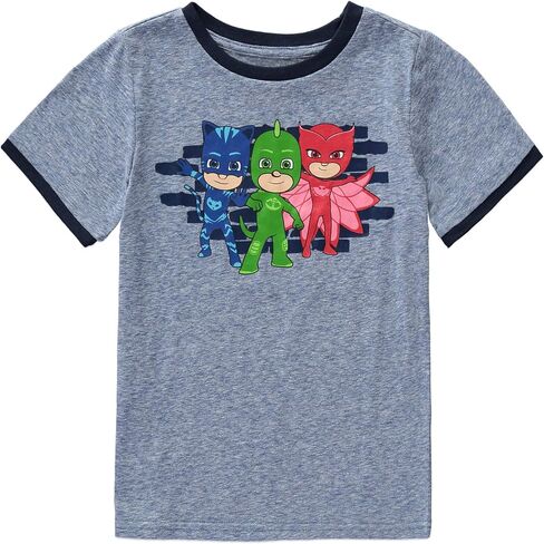 PJ Masks Baby Boys' T-Shirts 3 Pack-Featuring Catboy, Gekko, and Owlette in Saudi Arabia