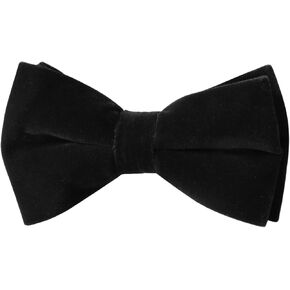 PACGOTH Bow Ties for Men, Pre-Tied Men’s Bow Ties, Velvet Bow Ties for Men Solid Adjustable Bow Tie for Wedding With Gift Box in Kuwait