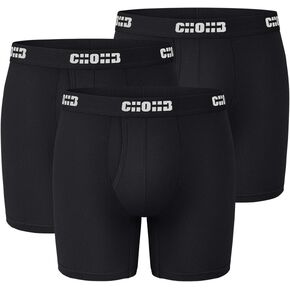 CHOHB Men's Underwear Micro Modal 3 Pack Boxer Briefs Men Fly in Saudi Arabia