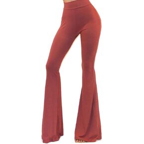 Vivicastle Women's USA Boho Solid Hippie Wide Leg Flared Bell Bottom Pants in Saudi Arabia