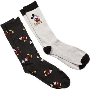 Disney Mickey Mouse Men's 2 Pack Crew Socks in Saudi Arabia