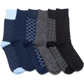 Tom Lawrence Dress Socks for Men - Cotton Socks for Men 9-12 Size – 6 Pairs Variety Pack. in Saudi Arabia