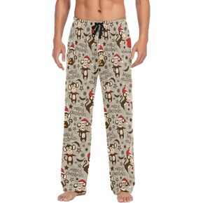 Ollabaky Men's Pajama Pants Sleepwear Lounge Pajama Bottoms with Pockets, S M L XL XXL