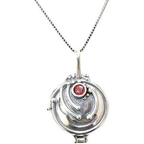 parelegzo S925 Elena's Vervain Locket Retro Pendant Necklace The Vampire Diaries Women Jewelry in Kuwait