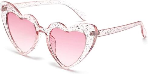 Dollger Heart Sunglasses for Women Retro Love Eyeglasses Vintage Cat Eye Glasses UV400 in Kuwait