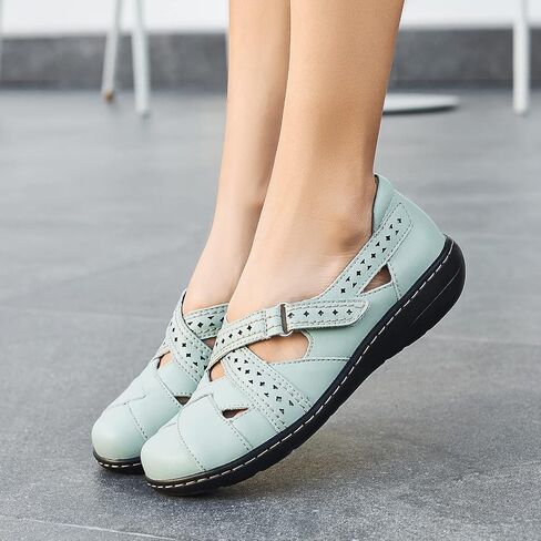 TERRIKAT Women's Casual Loafers Cute Slip On Comfort Walking Flats Leather Driving Moccasins Fashion Closed Toe Boat Shoes in Saudi Arabia