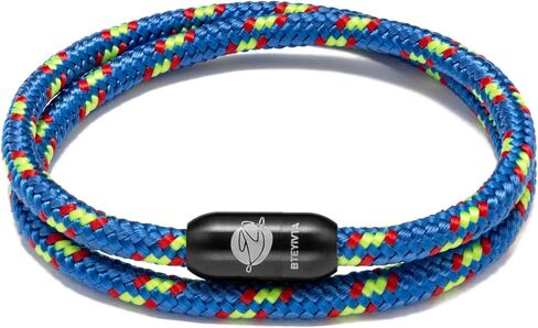 BTEYIVTA Handmade Nautical Rope Bracelet for Men Women & Teens Sunproof Colorfast Surfer Bracelet Beach Jewelry Birthday Gift for Him in Kuwait