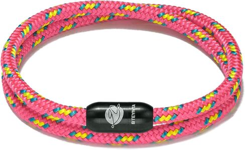 BTEYIVTA Handmade Nautical Rope Bracelet for Men Women & Teens Sunproof Colorfast Surfer Bracelet Beach Jewelry Birthday Gift for Him in Kuwait