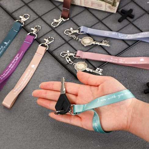 Inbagi 50 Pieces Christian Keychain Bible Verse Keychain Religious Keychains Bulk Christian Keychain Bulk Religious Easter Keychain Bulk Biblical Gifts for Women Men Father(Fresh Colors) in Saudi Arabia