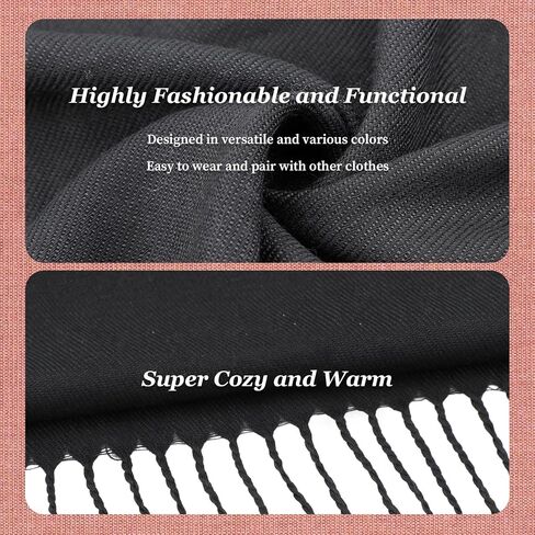 Liitrsh 33 Pack Pashmina Shawls and Wraps Bulk Pashmina Shawl Wrap for Wedding Bulk Winter Cashmere Scarf for Bridesmaid Bridal Gift Evening Dresses (33 Colors) in Kuwait