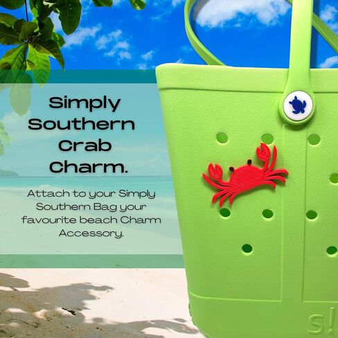 BOGLETS - Simply Southern BEACH Charm Accessories - Decorative Charms perfect for your Tote Bag. - Multiple Charms in Kuwait