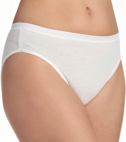 Fruit of the Loom Women's 3 Pack Assorted Cotton Hi-Cut Panties in Saudi Arabia