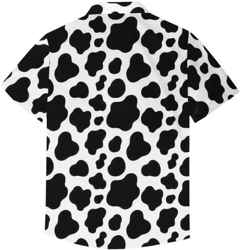 Unique Printed Funky Hawaiian Shirt Men Short Sleeve Shirt Top Blouse for Summer in Kuwait