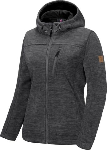 Little Donkey Andy Women's Thermal Polar Fleece Jackets for Hiking Travel Ski Midweight Warm Windproof Hooded Winter in Saudi Arabia