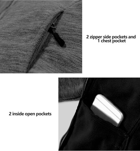 Little Donkey Andy Women's Thermal Polar Fleece Jackets for Hiking Travel Ski Midweight Warm Windproof Hooded Winter in Saudi Arabia