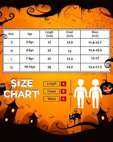 Halloween Girls Witch Costume - Purple and Black Wicked Witch With Hat, Light Up Spiders Bats Skirt Dress Up Set in Kuwait