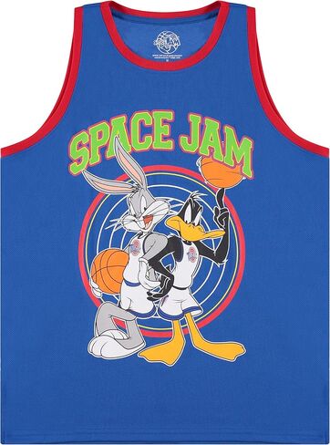 جيرسي كلاسيكي للرجال من Space Jam - Tune Squad Monstars & Bugs Bunny Jersey 90's Classic Mesh Tank Top in Saudi Arabia