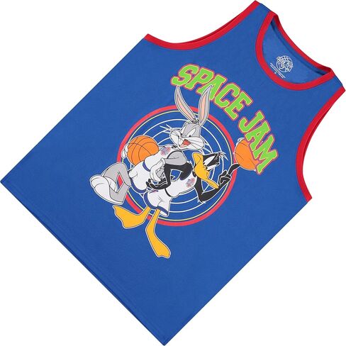 جيرسي كلاسيكي للرجال من Space Jam - Tune Squad Monstars & Bugs Bunny Jersey 90's Classic Mesh Tank Top in Saudi Arabia