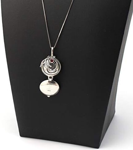 parelegzo S925 Elena's Vervain Locket Retro Pendant Necklace The Vampire Diaries Women Jewelry in Kuwait