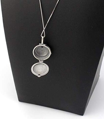 parelegzo S925 Elena's Vervain Locket Retro Pendant Necklace The Vampire Diaries Women Jewelry in Kuwait