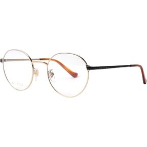 Gucci GG 0581O 005 Gold Metal Round Eyeglasses 50mm in Saudi Arabia