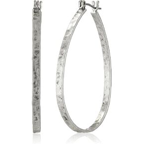 Lucky Brand Womens Textured Medium Oblong Hoops in Saudi Arabia