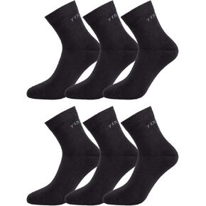 TISOKS Men's and Women's Anti Odor Sweat Wicking Seamless Quarter Dress Socks
