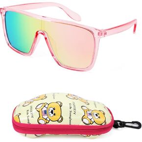 FEISEDY Kids Sunglasses for Girls Fashion Cute Boys Teenagers Glasses One Piece UV400 B2812 in Saudi Arabia