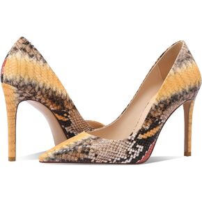 حذاء نسائي من amiuwen، جلد الثعبان المثير، كعب عالٍ 3.94 بوصة، مقدمة مدببة مغلقة، حذاء رسمي لحفلات الزفاف والمكتب in Kuwait