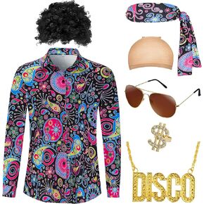 أزياء EBYTOP السبعينات للرجال، أزياء الهالوين في السبعينيات من القرن العشرين للديسكو in Kuwait