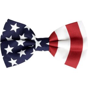 ربطة عنق للرجال بعلم أمريكي مربوطة مسبقًا بربطات عنق وطنية أمريكية in Kuwait