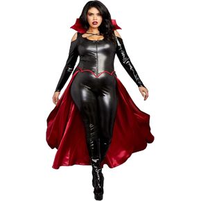 Dreamgirl Adult Vampire Costume for Women Plus Size, Princess of Darkness Halloween Costume