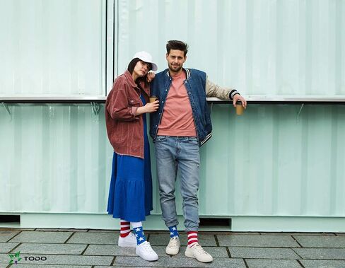 TODO Colours Funny Socks for Men, Women - Cool and Crazy Dress Mens Socks Funny Christmas Gift - EU Production in Kuwait