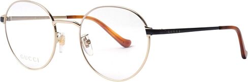 Gucci GG 0581O 005 Gold Metal Round Eyeglasses 50mm in Saudi Arabia