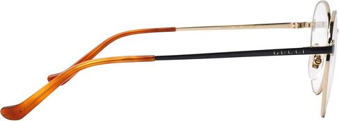 Gucci GG 0581O 005 Gold Metal Round Eyeglasses 50mm in Saudi Arabia